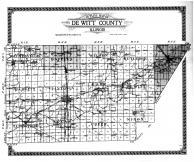 De Witt County Outline Map, DeWitt County 1915
